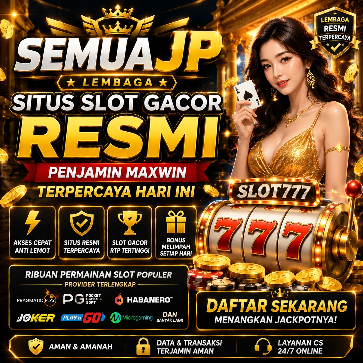 SEMUAJP: Lembaga Situs Slot Gacor Resmi Penjamin Maxwin Terpercaya Hari Ini